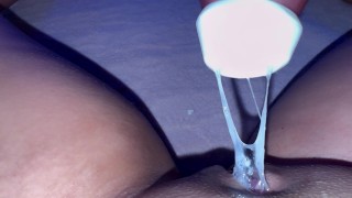 He decides to give himself pleasure in the early morning and ends with a strong orgasm💦