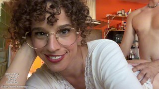 Horny Vlogger Stepmom Fucks College Guy