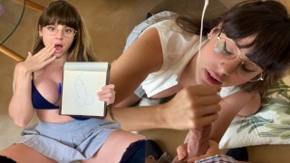 Roleplay sex therapy with my psychologist Pamsnusnu, she talks dirty to me and gives me a joi and a blowjob